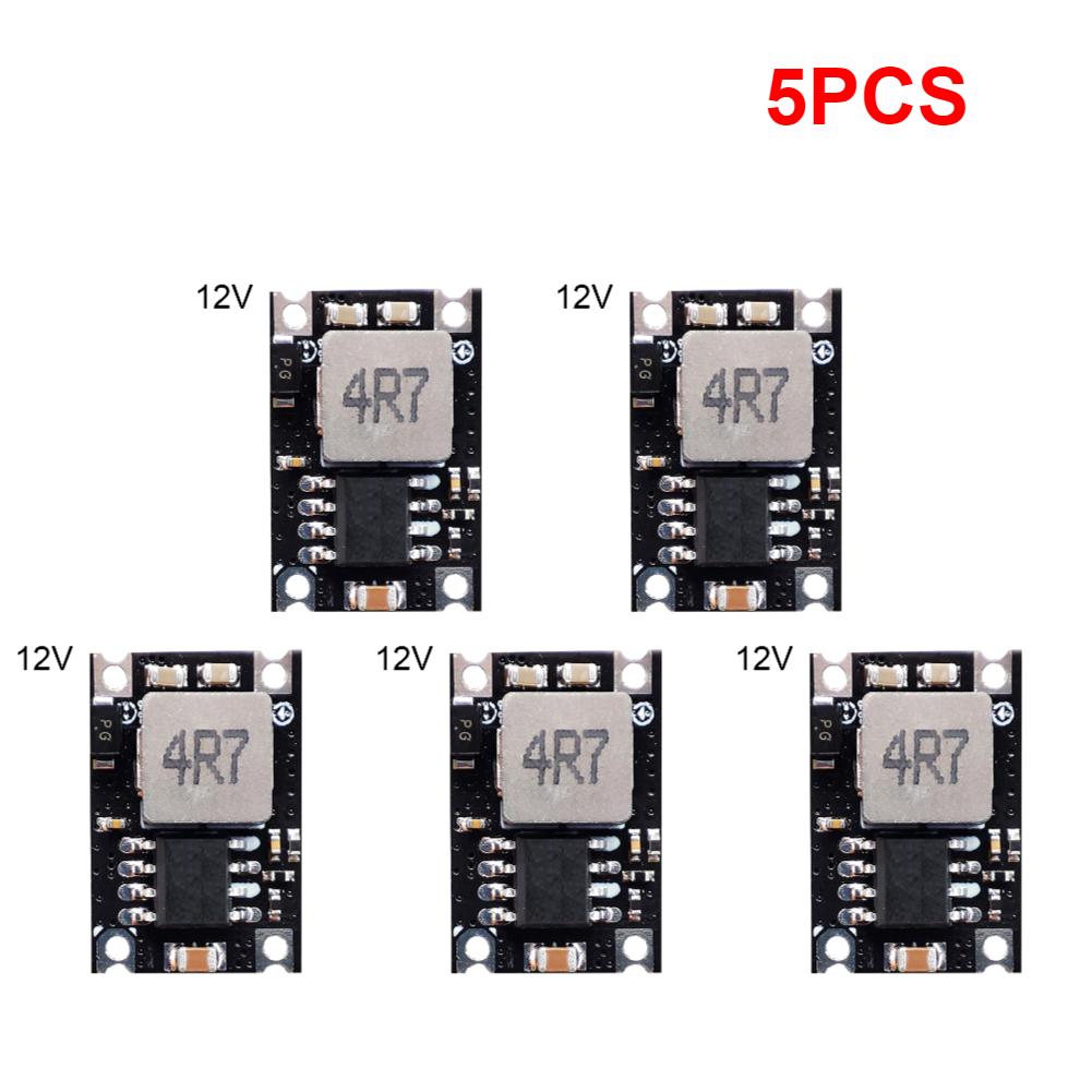 DC-DC Abwärtswandler Step-Down-Modul Einstellbares Spannungsreglermodul 5V-30V auf 3.3V 5V 9V 12V 3A für Auto Motorrad Batterie