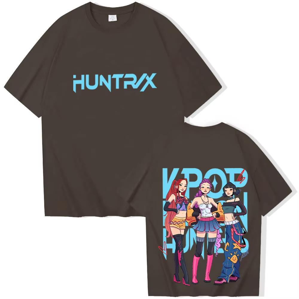 

Summer Saja Boys Kpop Demon Hunters Men s and Women s Cotton Printed T-shirt 2 Sided O-Neck Short Sleeve Shirts Fans Gift Tops 3XL