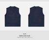 Men's Wool Blend Sleeveless V-Neck Knit Vest - Loose, Warm Base Layer for Autumn/Winter