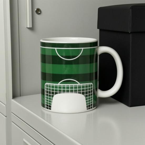 Fußball bedruckte Kaffeetasse, Keramik-Teetasse für Zuhause und Büro, 340 ml Fassungsvermögen, Hitzesensitiv, Farbwechselndes Geschenk für Sportfans