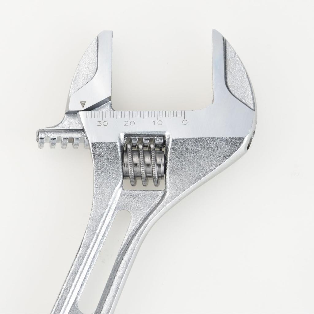 Takagi GISUKE Lightweight Wide Adjustable Wrench 250mm Opening 17mm Gear Wrench Working in Tight and at +1 (LWMW250+1) [Maximum Width Approx. 36mm]