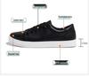 Unisex Lightweight White Sneakers for Wide Feet - Casual Flat Shoes In European & American Styles