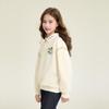 Deesha Girls' Color-Block Embroidered Polo Sweatshirt