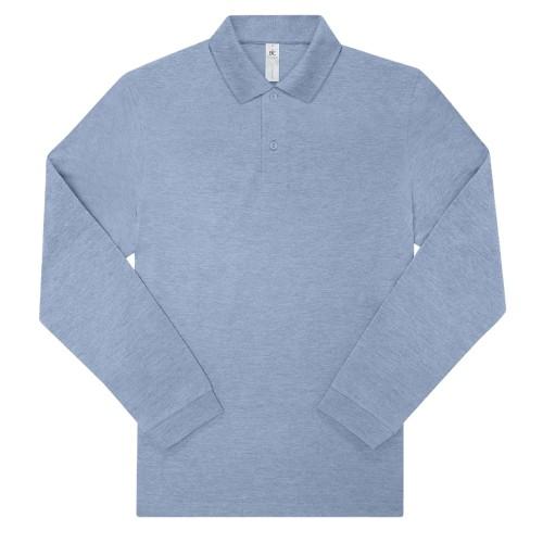 B&C Mens My Polo 210 Plain Long-Sleeved Shirt