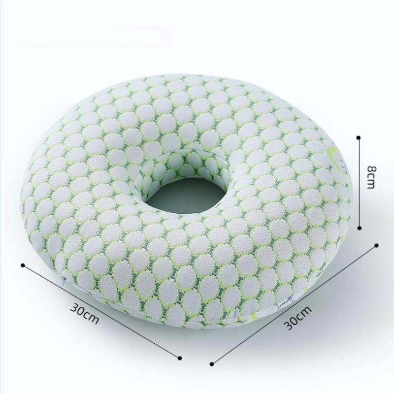 Bavlněná výplň Polštář na piercing ucha Prodyšný Ergonomický polštář s otvorem pro ucho Přenosný Pohodlný polštář na náušnice