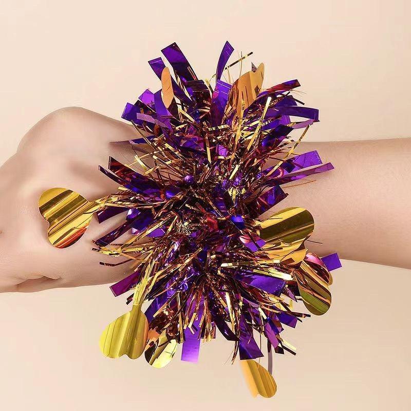 HANDUNYOU Kids Performance Wrist Flower Bracelets, 100-Pack