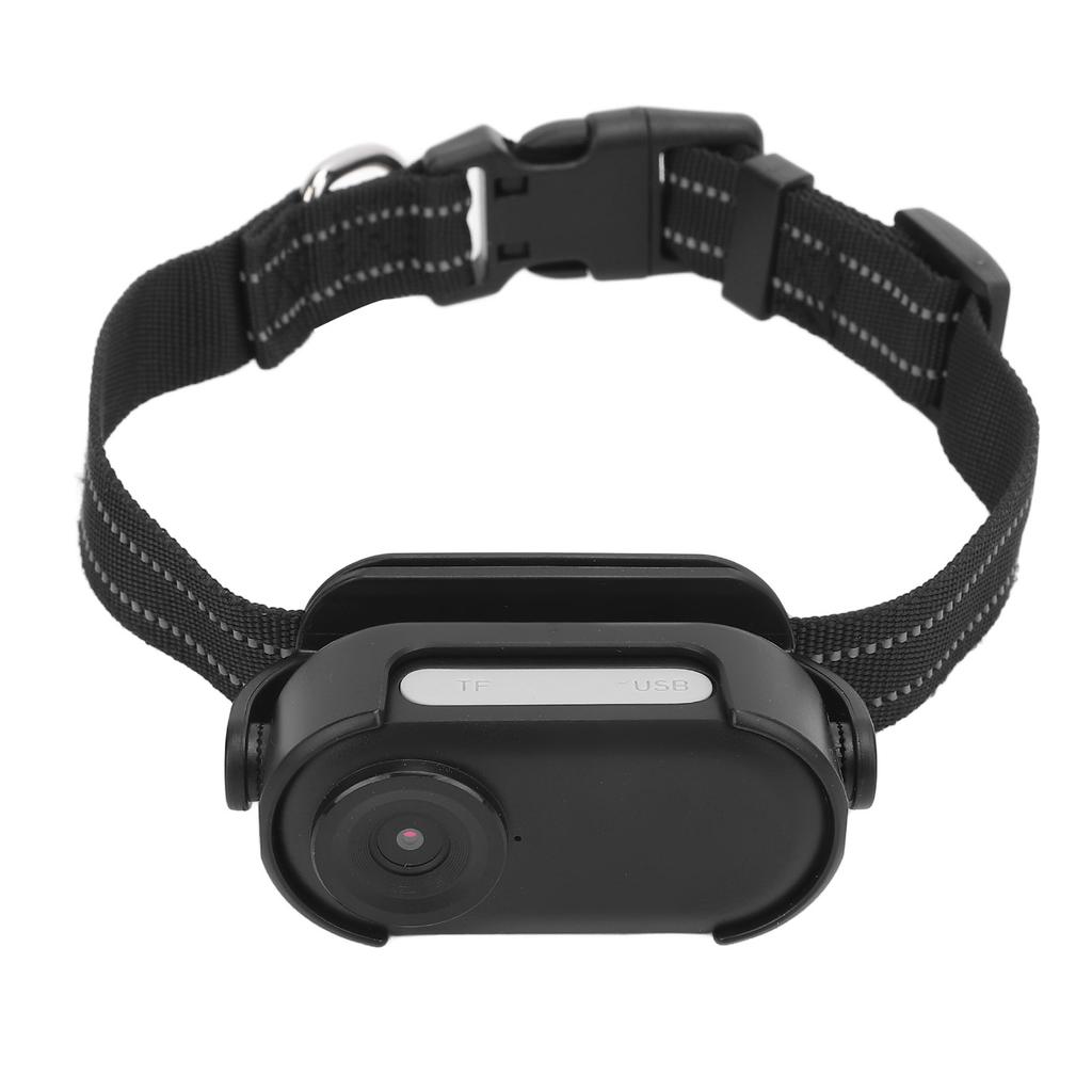 Pet Camera with Collar 1080P Anti Shake 0.96 Inch HD Color Screen Wide Angle Pet Sport Cam for Cycling Outdoor