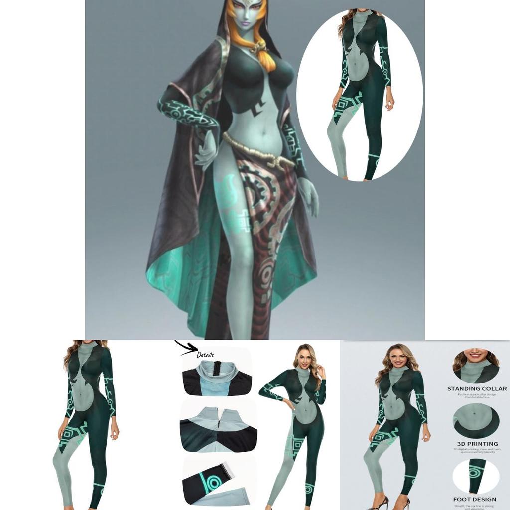 Legend of Zelda Twilight Princess Cosplay Body Anime Film Role-playing Kostým