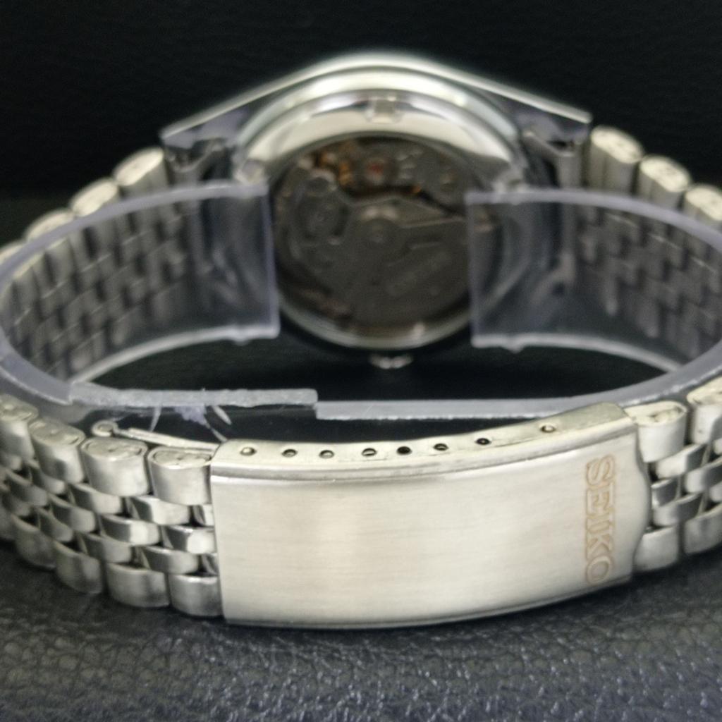 VINTAGE REFURBISHED SEIKO 5 AUTOMATIC 6309A JAPAN MENS GREEN WATCH A440753-4 Sk-a440753