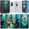 XSYLOHXL Ocean Tarot Cards with Beginner's Guidebook, Unique Pretty Gold Foil Tarot Oracle Deck Set with Beautiful Box, 400GSM, 78 Cards, Standard Siz
