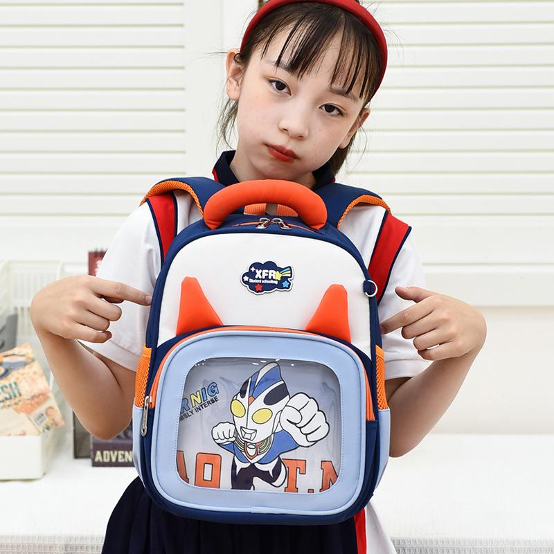School bag new love cartoon love backpack lightweight versatile spine protection burden reduction children's bag