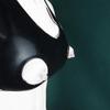 Femboy Latex Brustwarzen-Fessel-Top für männliche Brustwarzenentwicklung und Folter