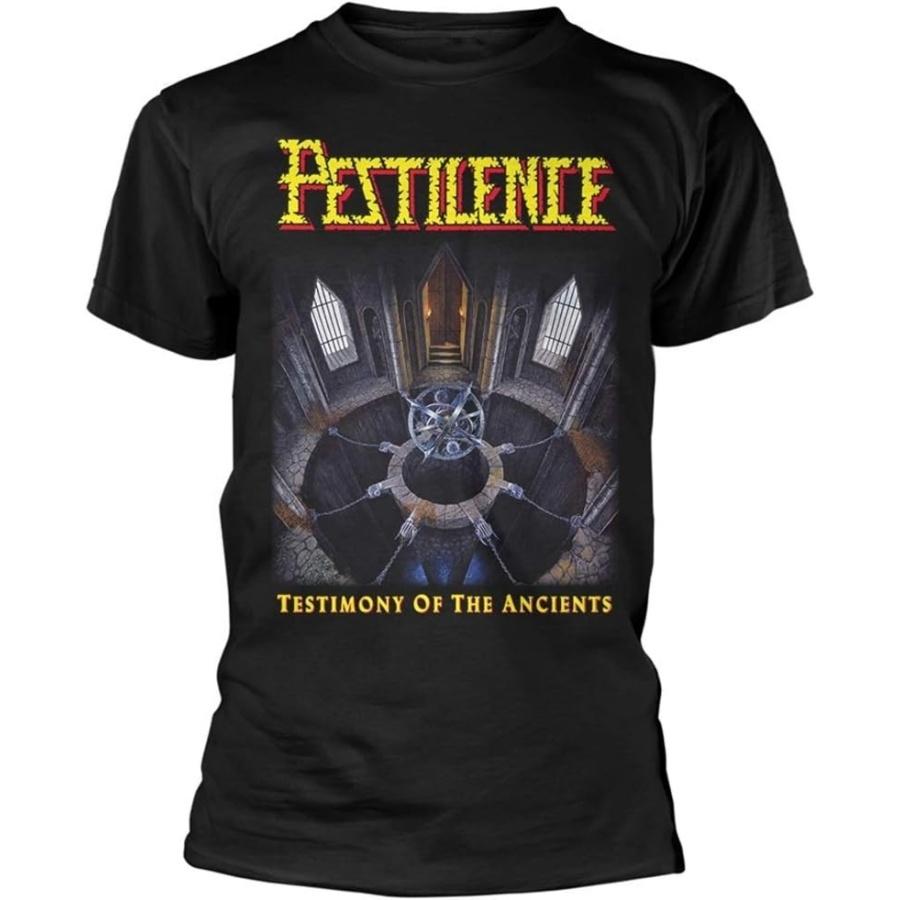 Pestilence  Testimony of The Ancients Album Cover  (Black) T-Shirt S