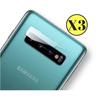 Lot of 3 Tempered Glass Camera Protection for Samsung Galaxy S10 - Protective Film for Rear Camera Lens