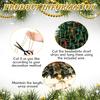 10Pcs Velvet Ribbon Christmas Ribbon Bow Vintage Rustic Holiday Hanging Ornament  Home Decoration