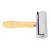 Rullo in Pelle Pressa Cucitura Rullatura Artigianato Colla Laminazione Strumento Acciaio Inossidabile con Manico in Legno L
