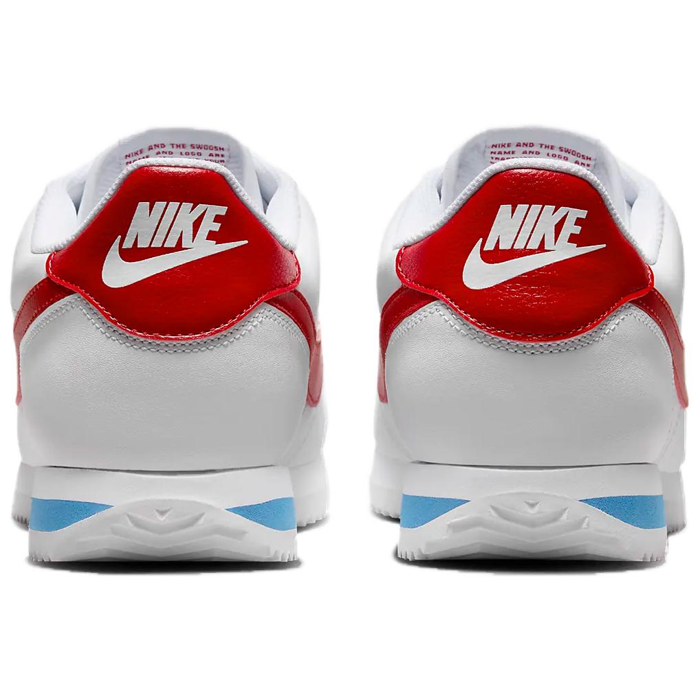 Nike Cortez Leather White/Red/Blue Classic Low-Top Lifestyle Shoes DM4044-108