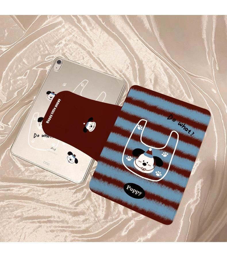 Cute Dog Protective Case for Xiaomi Pad 5, Huawei MatePad 11, and iPad mini 7 (No Pen Slot) Air 6.