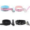 Erotic Slave Collar & Leash Set for Women - Chain Flirt Neck Strap