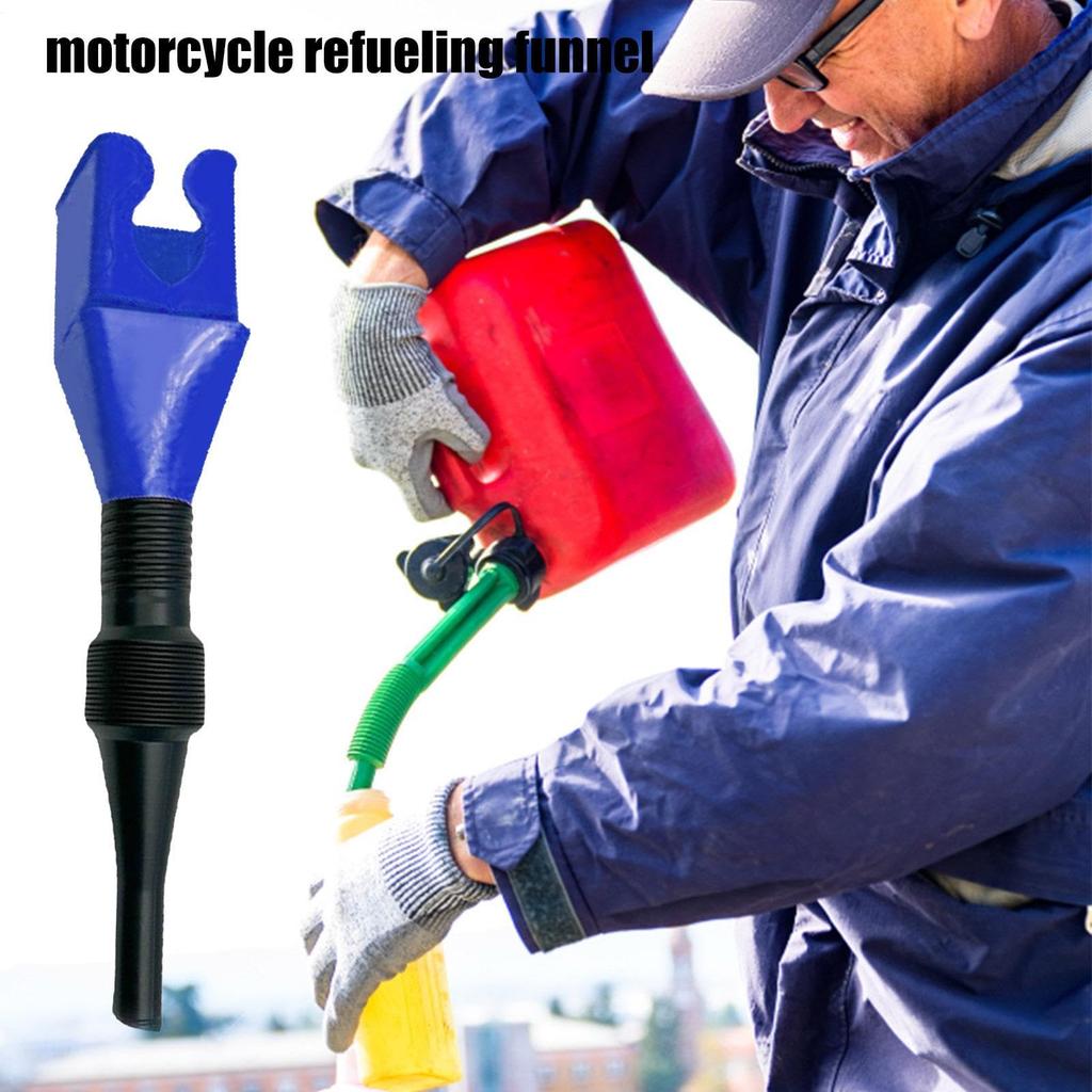 Jogo Telescopic Car Refueling Funnel, Change, Wide Mouth Refueling Funnel, Motorcycle, Fuel