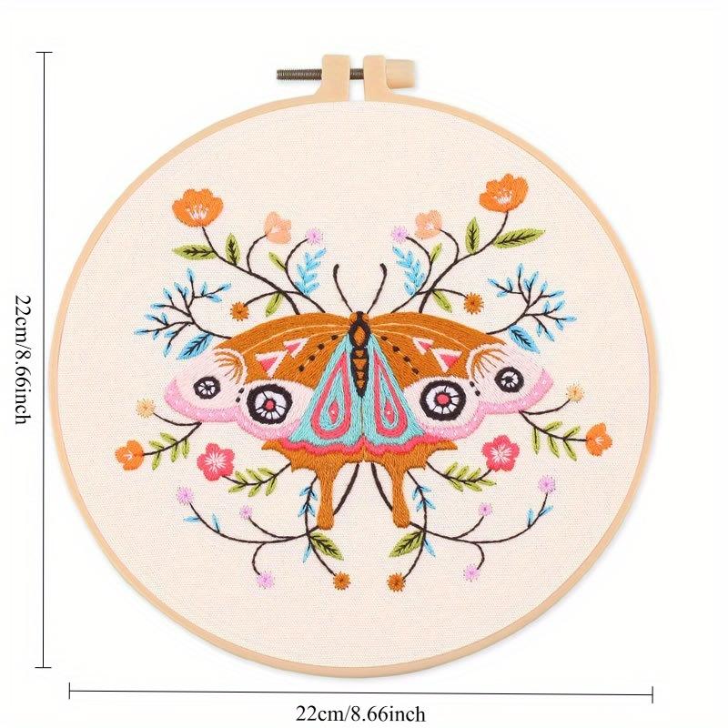 1 Stück Niedliche Tierstickerei DIY Handgemachtes Materialpaket (Inklusive Werkzeuge)