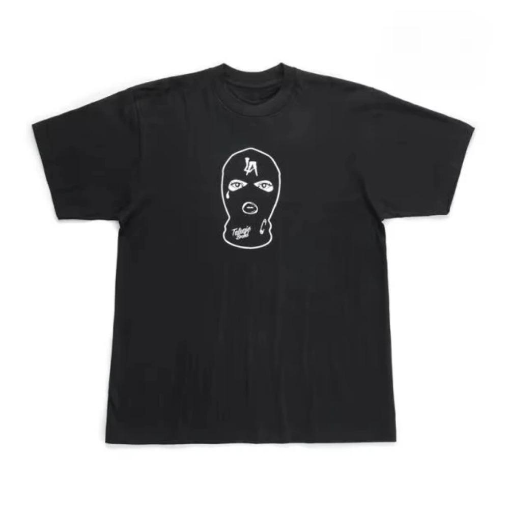 

Модная повседневная футболка с коротким рукавом в стиле Западного побережья, высокого качества, летняя, с круглым вырезом и коротким рукавом S