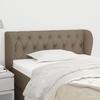 Vidaxl Wingback Headboard, Taupe, 93X23X78/88 Cm, Fabric
