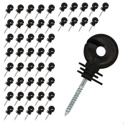 50 Pieces Electric Fence Insulators Insulator Sleeve for Meadow Post