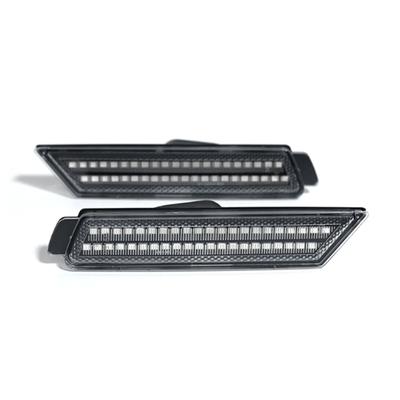 High Brightness Waterproof LED Side Marker Lamps Amber Light High Durability Clear Housing Improved Vehicle Visibility