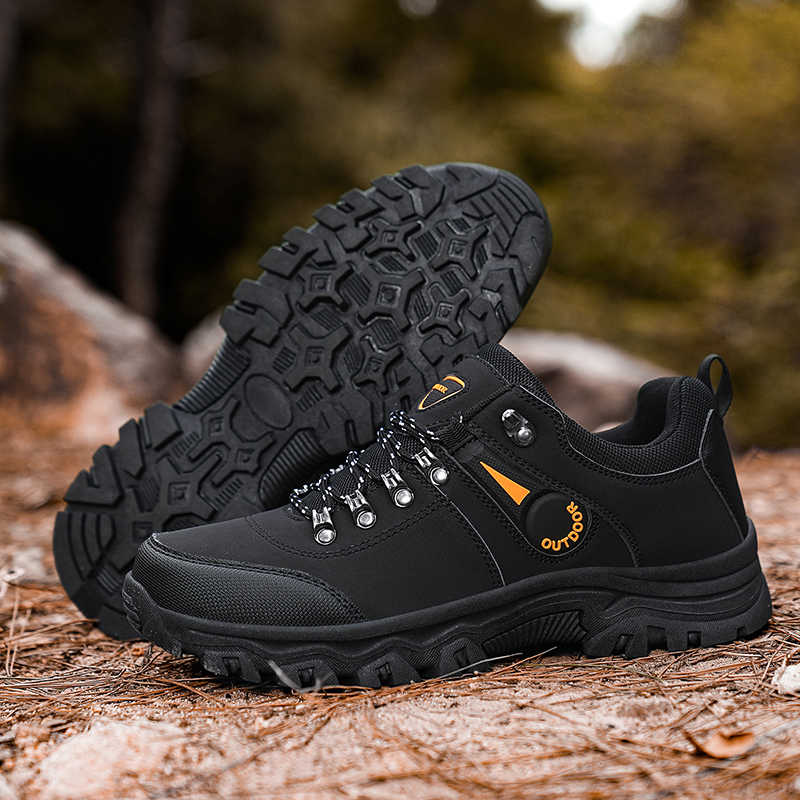 Mittelhohe Outdoor-Wanderstiefel Herren Schwarze Loafer Herrenschuhe Ehemann Sneaker Sporttechnologie Universelle Marke Resort