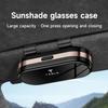AMO1 Car Glasses Clip Sunglasses Box Sun Visor Eyeglasses Card Ticket Holder For Tesla SpaceX Model 3 Y S X Cybertruck Coil Highland