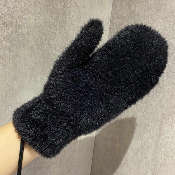 

Зимний Милый Студенческий Плюшевый Вязаный Велосипедный Ветрозащитный Парный Плюс Бархат и Утолщение для Сохранения Тепла Осенью и Зимой One Size