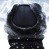 Chapéu quente de inverno grosso, chapéu bomber de pele sintética para homens, chapéu com aba de orelha, boné feminino, gorros térmicos macios, chapéus para pesca ao ar livre, boné de esqui