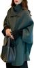 ASHERANGEL Poncho Winter Dolman Cape Solid Long Cold Stylish Spring Coat for Women In Their 30s and 40s [ASHE RANGEL] Women's Coat/Cape, Outerwear,