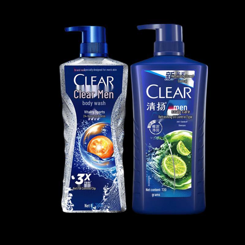 

CLEAR Набор: Гель для душа для мужчин Active Sport с контролем жирности и Шампунь против перхоти