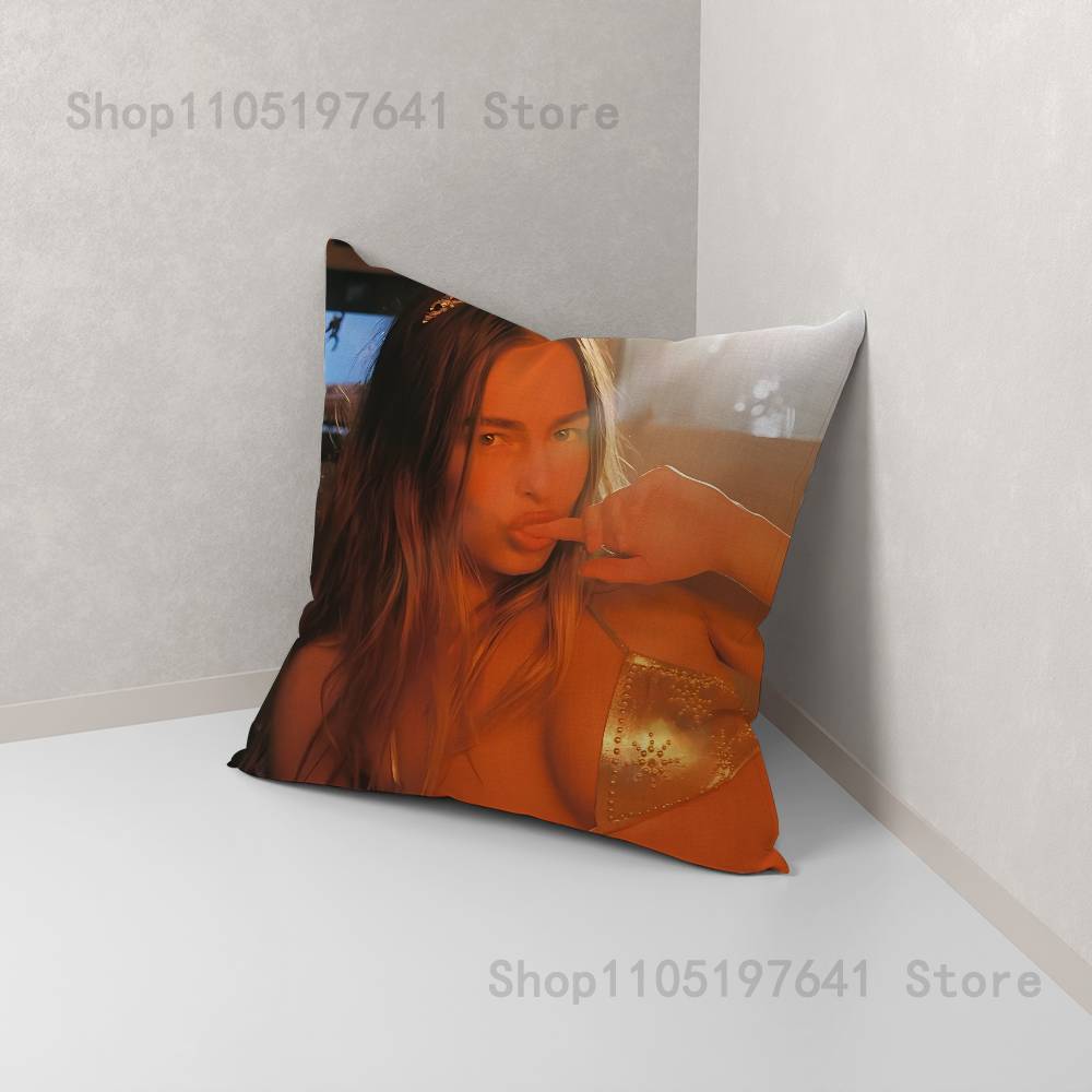A-Addison Rae Pillow Case For Sofa Decor Car Office Room Printing Cushion Cover Decorations and Protector