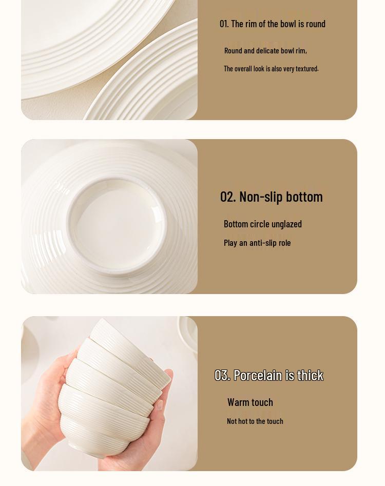 Ceramic Dinnerware Set: Bowls, Plates, and Chopsticks - 2025 Style Housewarming Gift