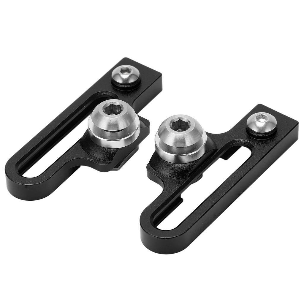 2Pcs Bike C Clamp Brake Pad Aluminum Alloy Extension C Caliper Adapter Brakes for Road BicyclesBlack