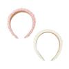 Glamlily Crystal Headbands - All-Day Comfort Hair Accessories - Glam Crystal & Pearl Headband - Versatile Styling Fashion Accessories - Pack of 2,