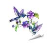 Spring Summer Flowers Window Clings Double Sided Tulip/Rose/Wildflowers in Vase Decals Anti-Collision Glass Door Stickers