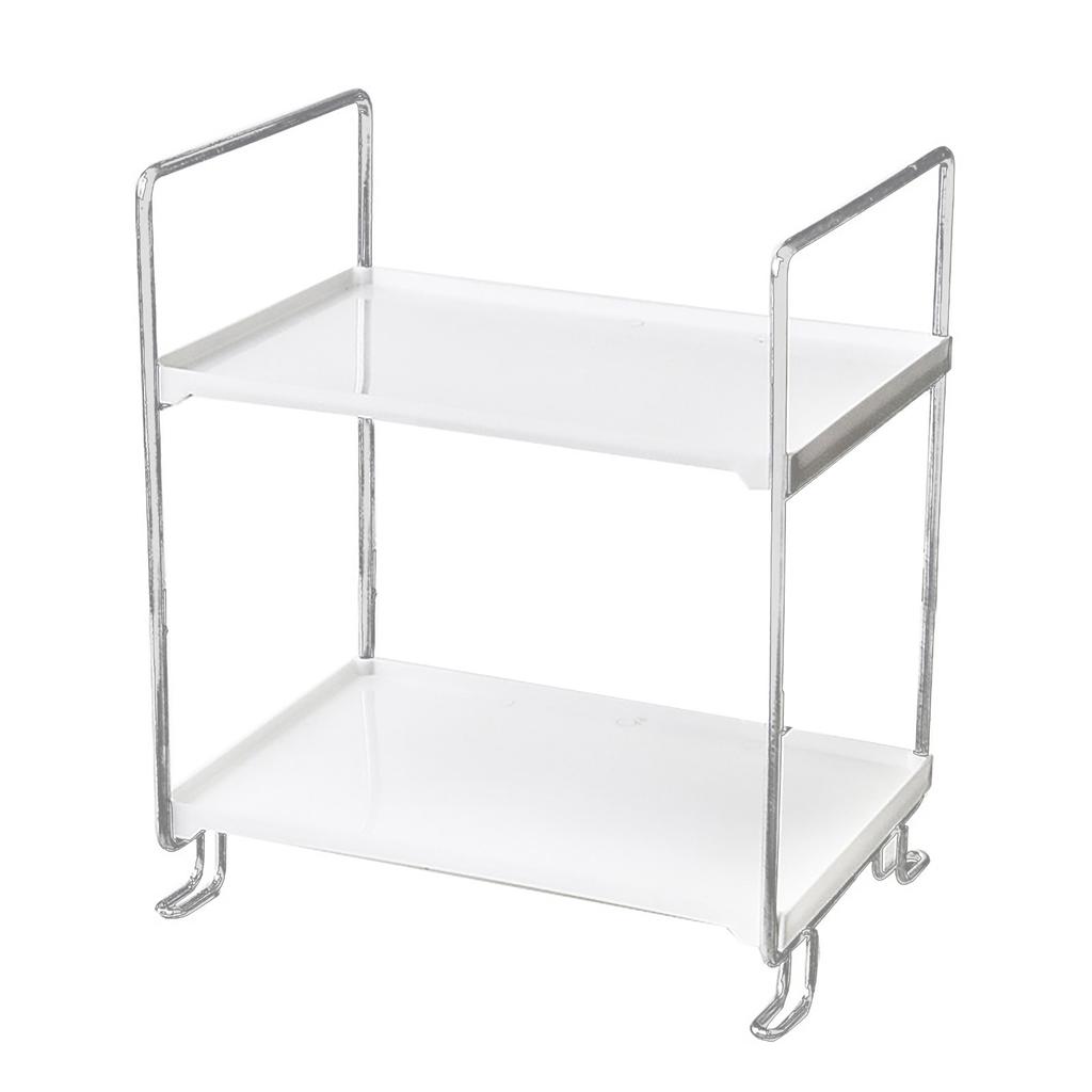 Desktop Makeup Organizer Rack PP Wrought Iron Detachable Easy Access Spice Rack Organizer for