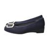Bridget Birkin Walk Women's Metal Buckle Walking Pumps, Blue, Size 23.0 Cm, 535220
