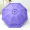 Vintage Lolita Folding Umbrella Thickened Anti-UV Protection Lace Sun Umbrella Photo Props Portable Princess Female Parasol