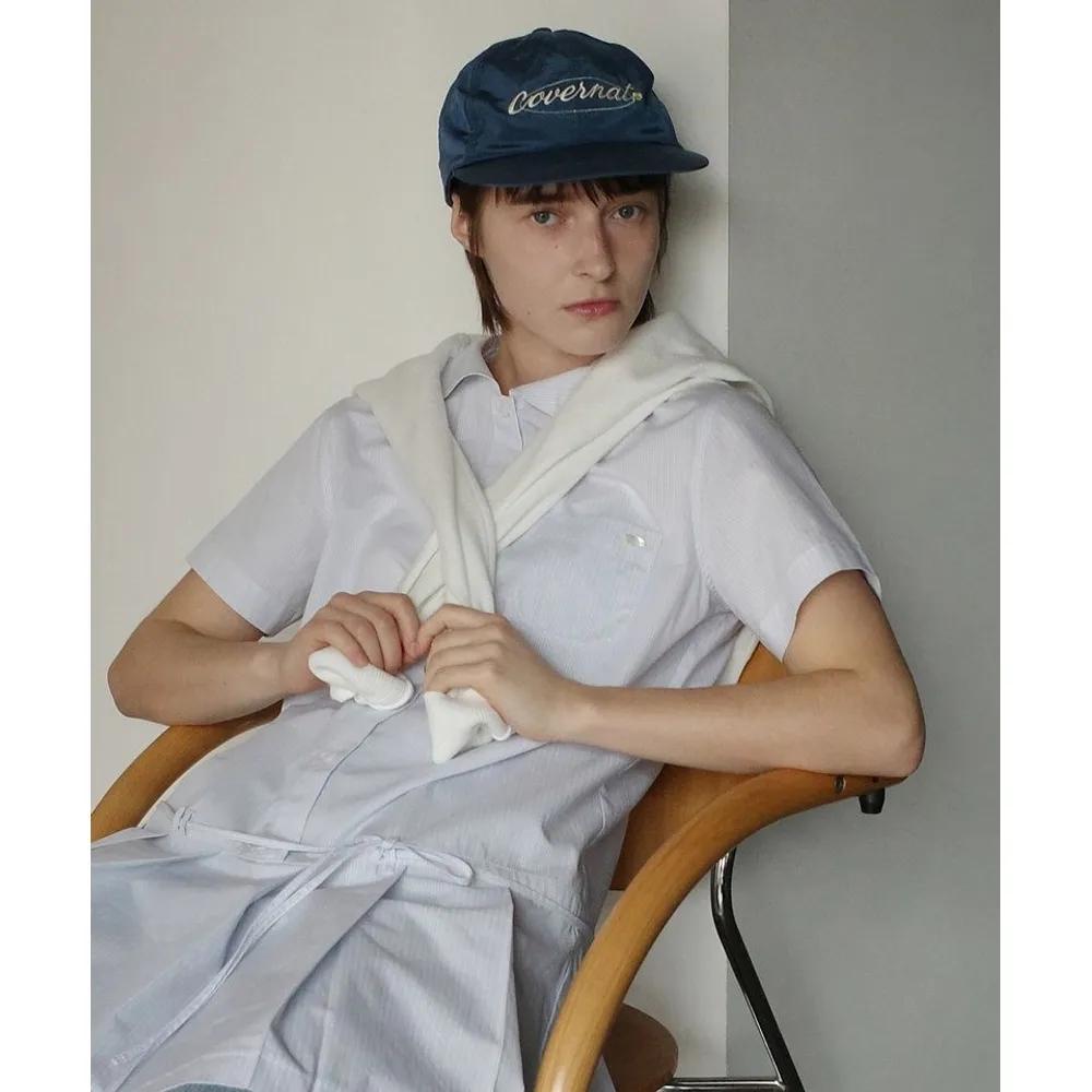 WOMAN Clover Heart Nylon Duck Cap Blue CO2506CA72BL 274641 F