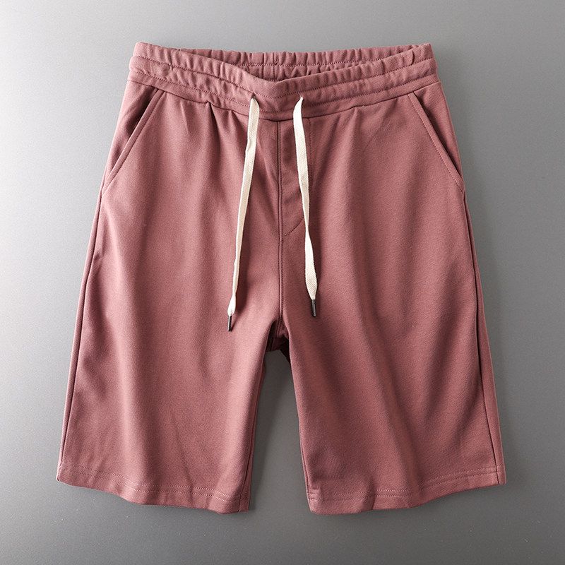 Trendy Cut Label American Terry Summer Menswear Shorts