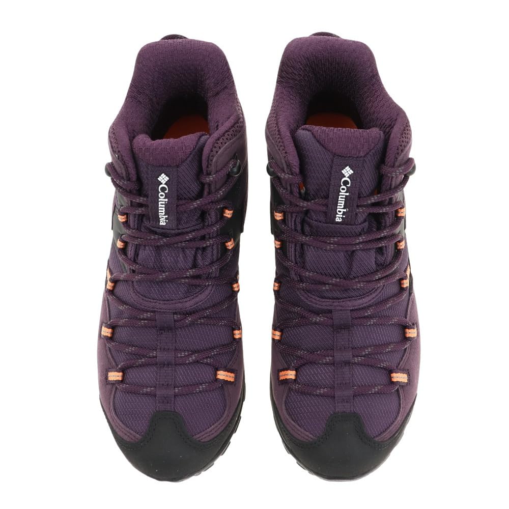Columbia Waterproof Sabre 5 Mid Outdry Wide Hiking Dark Size 507 Shoes, Plum, 26.0, Women's, YK2365,