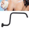 Shower Arm Stainless Steel Shower Arm with Flange S Shape Shower Head Riser Pipe In Wall Installation Shower Head Extension Arm for Bathroom
