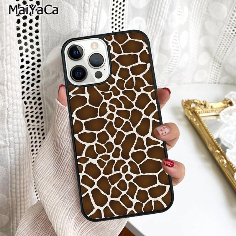Giraffe Skin Pattern Phone Case Cover For iPhone 17 Air 16 15 6s Plus 11 12 13 14 Pro Max Shell Coque