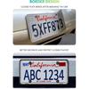 BGGTMO Front License Plate Bracket Holder- Bumper Car Tag Mounting Kit With Anti-Theft Hardware & Stainless Steel Zip Ties, JDM To US Compatible