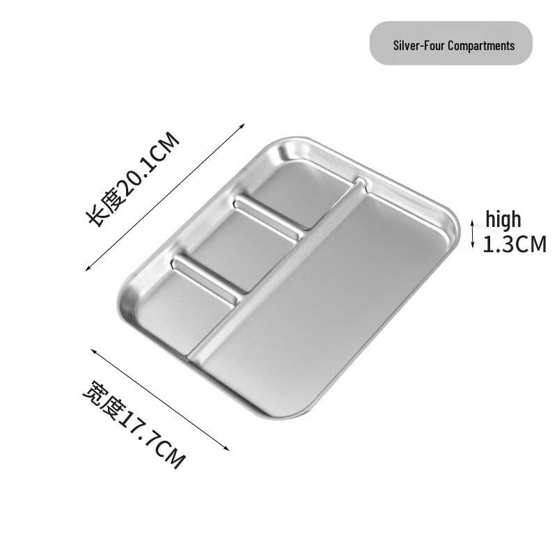 5-Compartment BBQ Dipping Sauce Plate